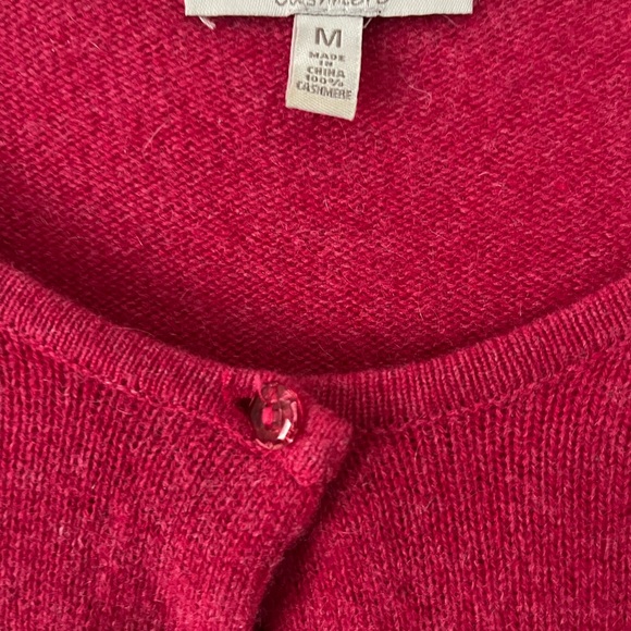 Madison Red Women's Cardigan Sweater - Picture 3 of 3